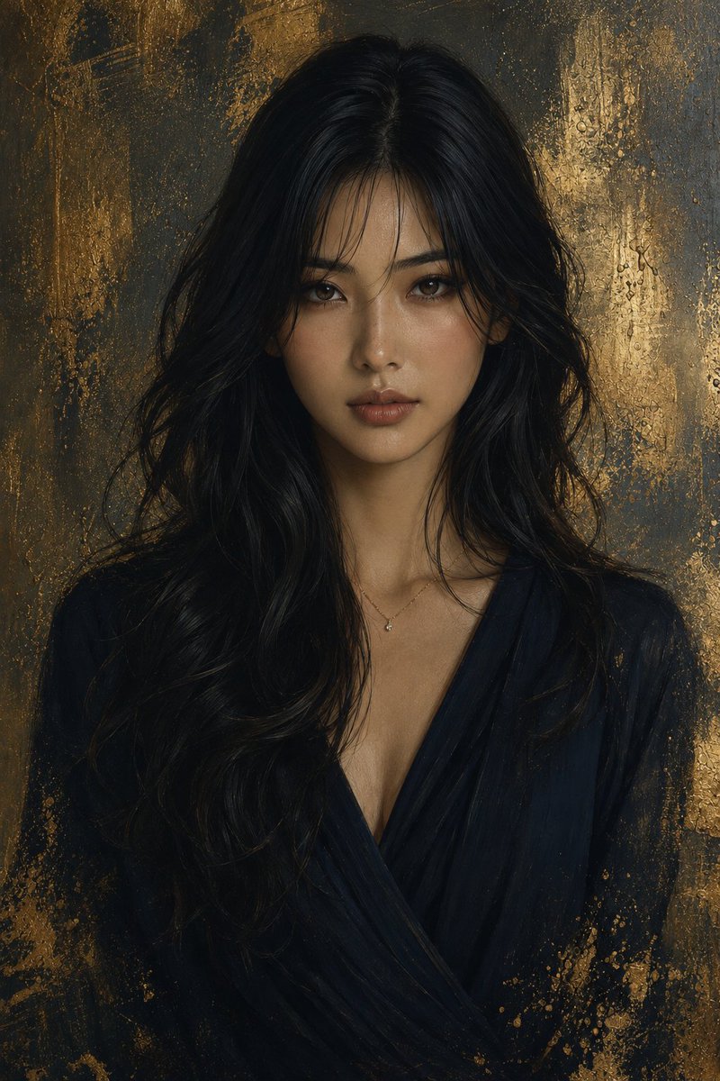 Gold Leaf Artistic Portrait preview image