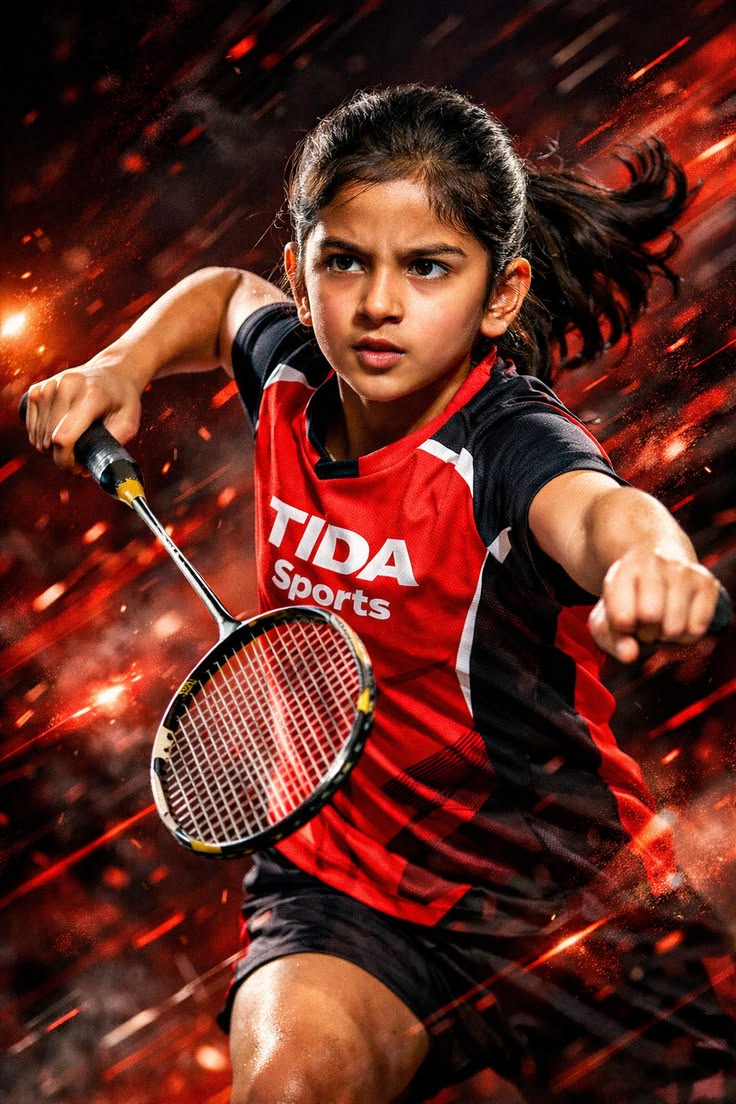 Dynamic Sports Action Portrait preview image