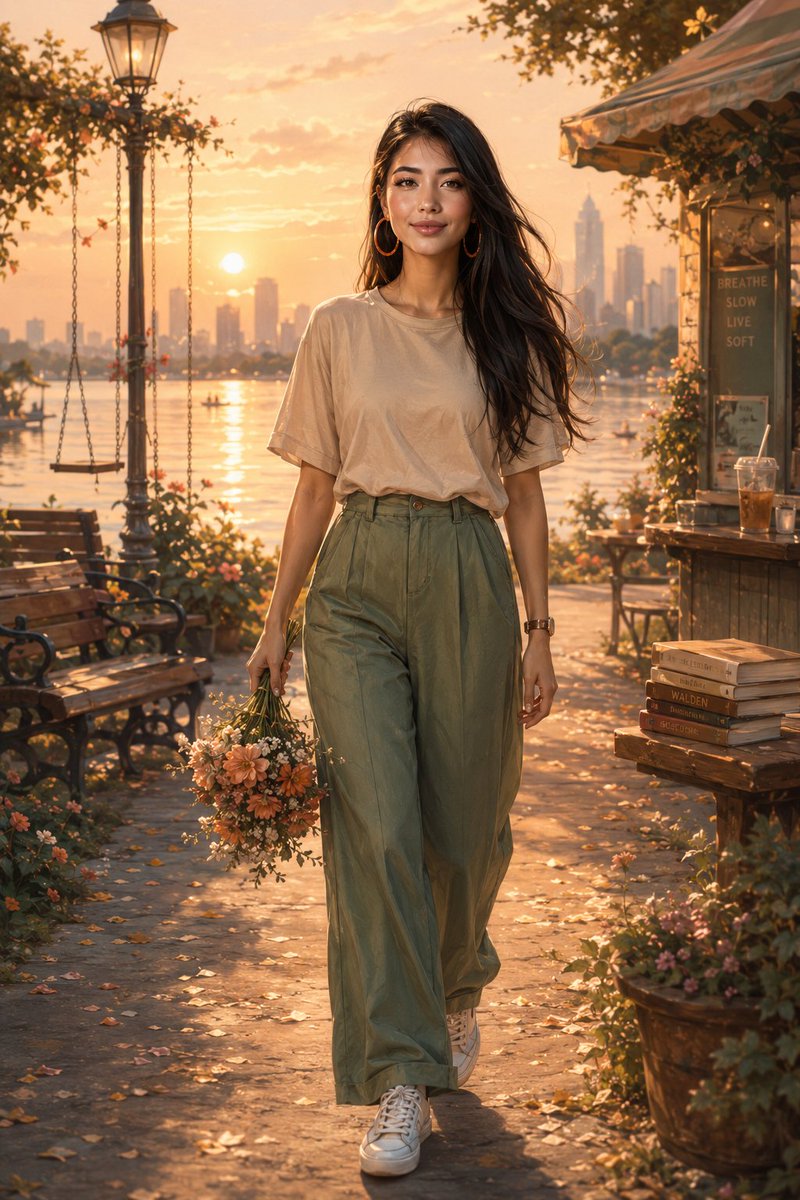 Golden Hour Lakeside Stroll preview image