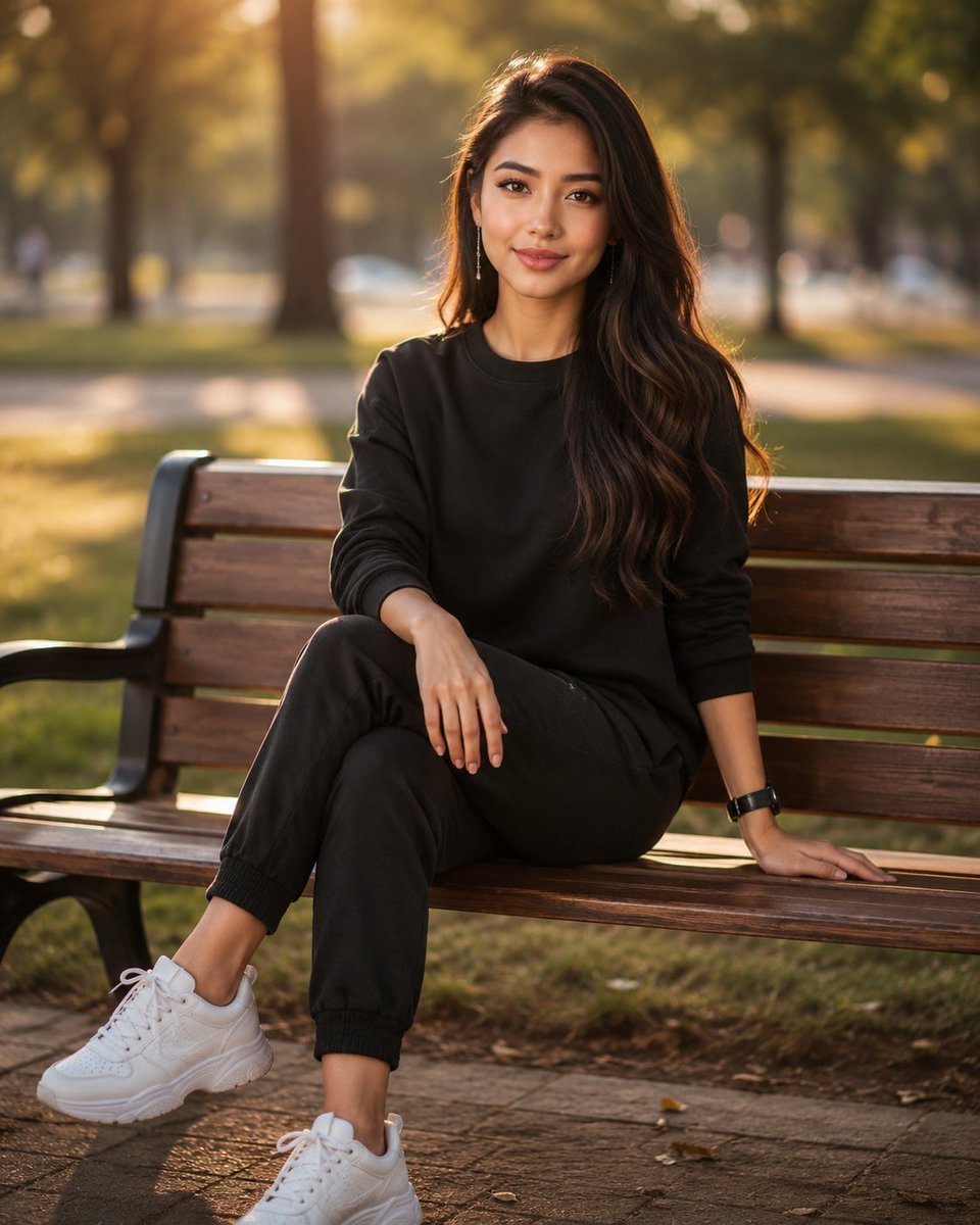 Golden Hour Park Portrait preview image