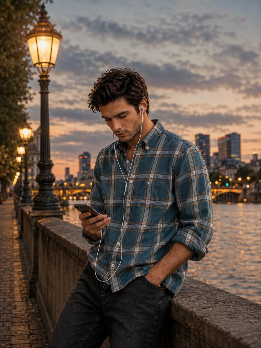 Blue Hour Riverside Portrait preview image
