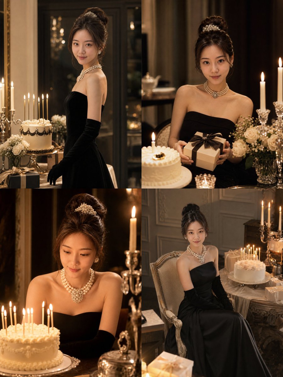 Audrey Hepburn Style Birthday Photoshoot preview image