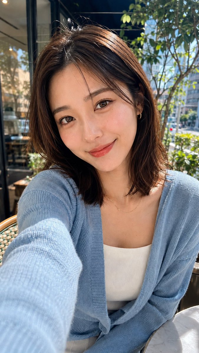 Japanese Cafe Portrait Selfie preview image