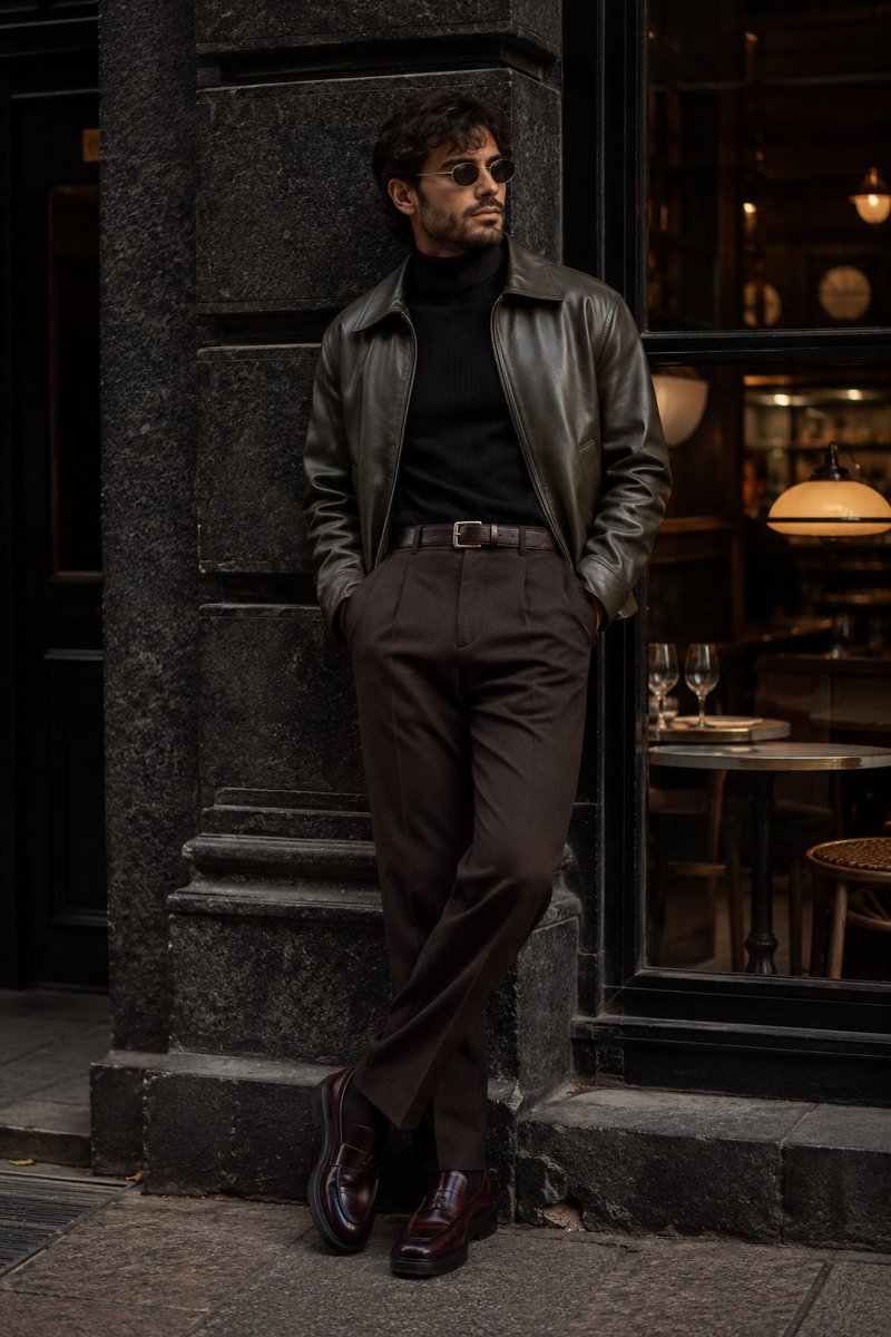 Cinematic Urban Menswear Portrait preview image