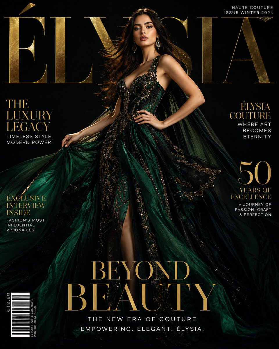 Elysia Luxury Fashion Magazine Cover preview image