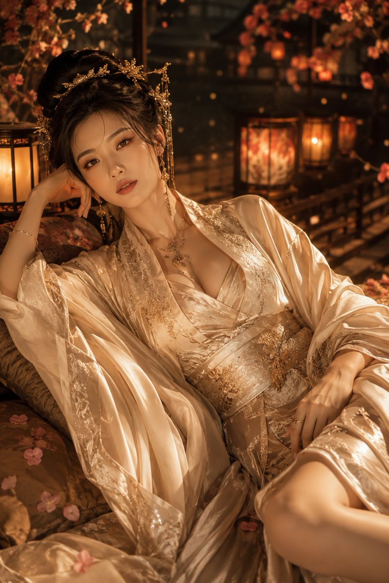 Cinematic Hanfu Fashion Editorial Portrait preview image