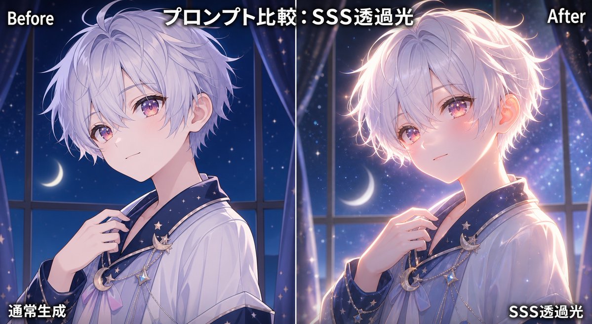 SSS Translucent Light Comparison preview image