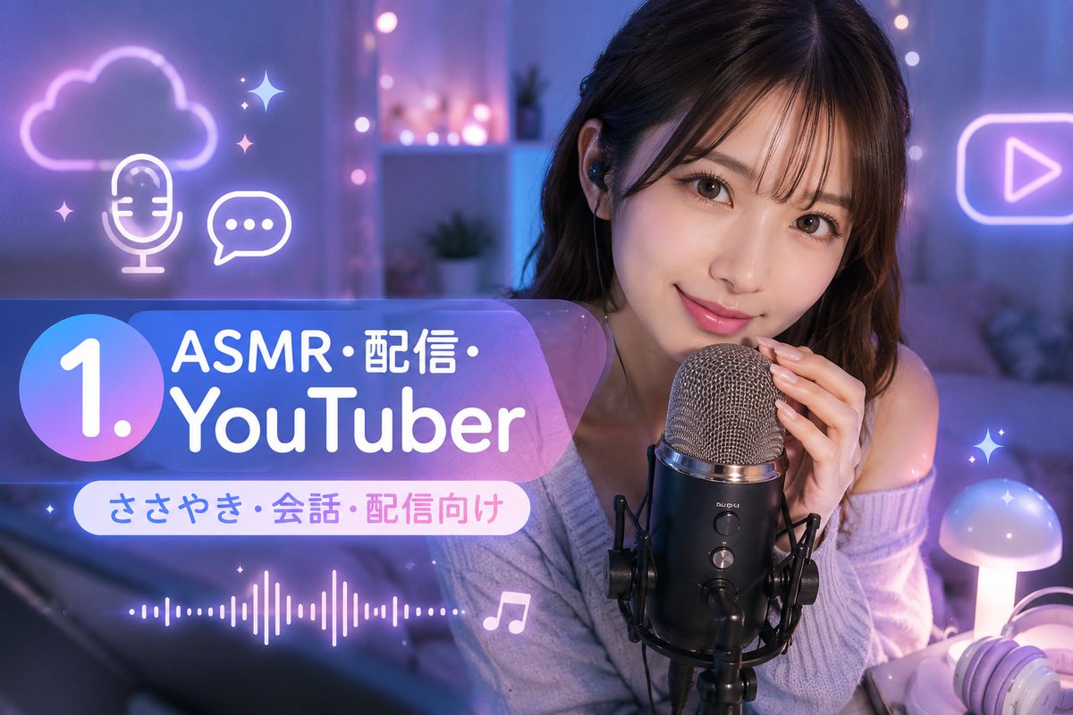 ASMR YouTuber Thumbnail preview image