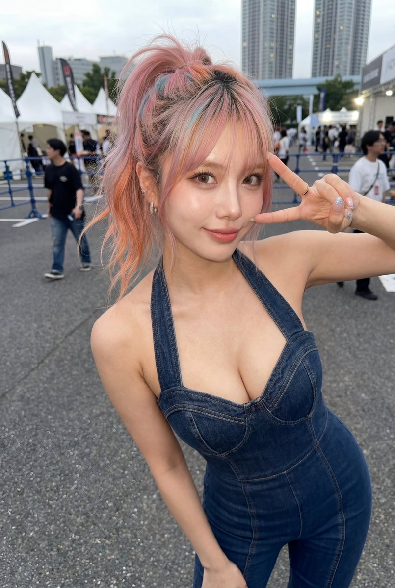 Candid Denim Overall Event Photo preview image
