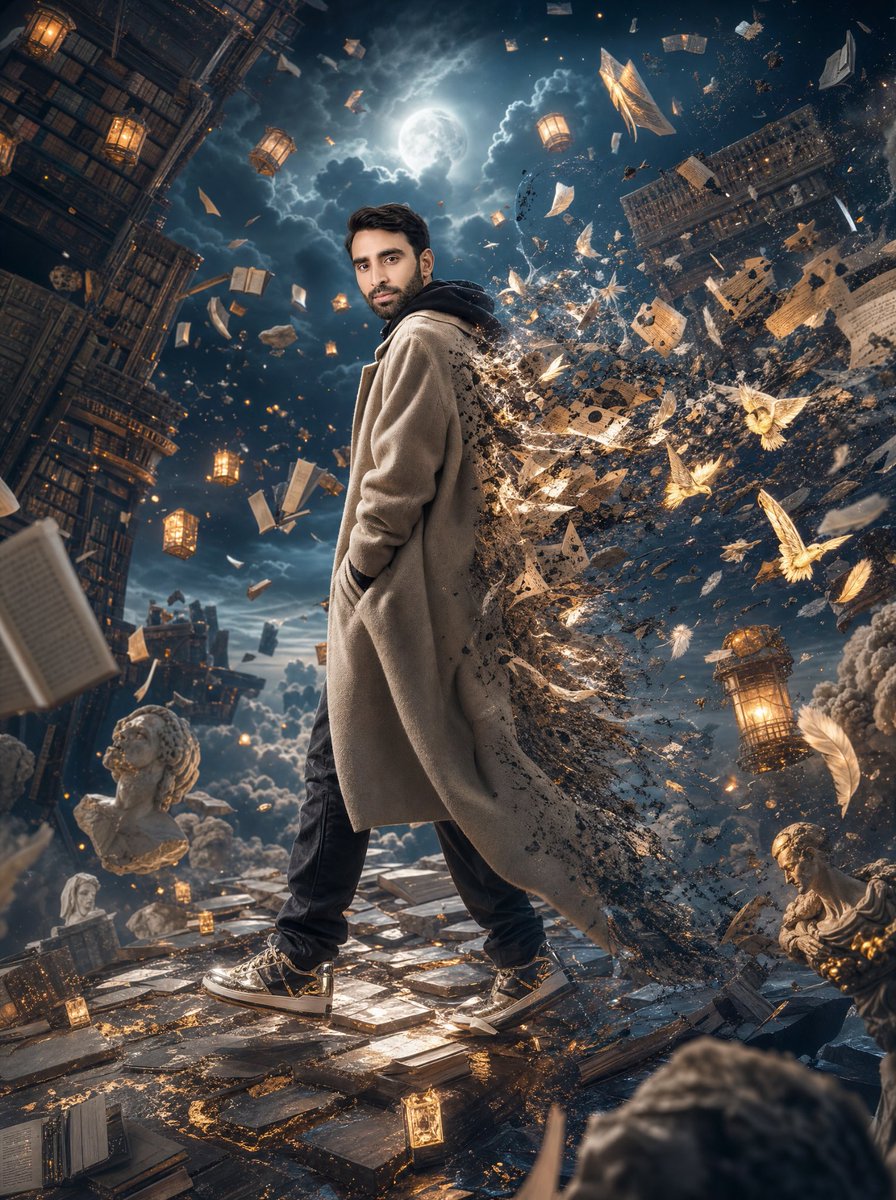 Surreal Floating Library Walker preview image