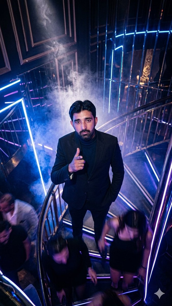 Overhead Nightclub Staircase Portrait preview image