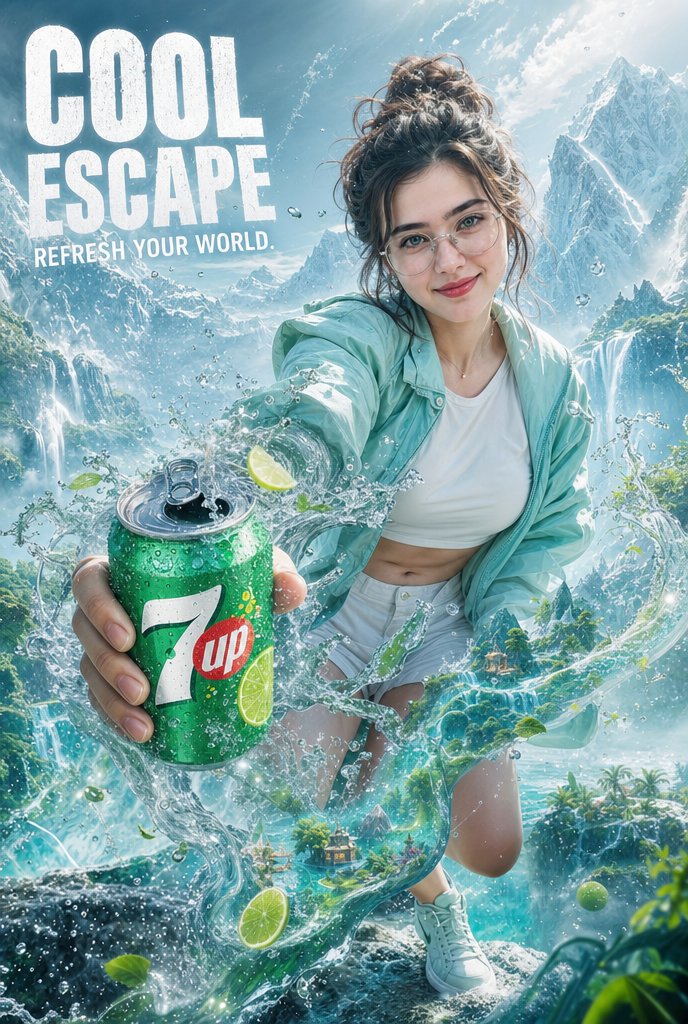 Cinematic 7 Up Cool Escape Poster preview image