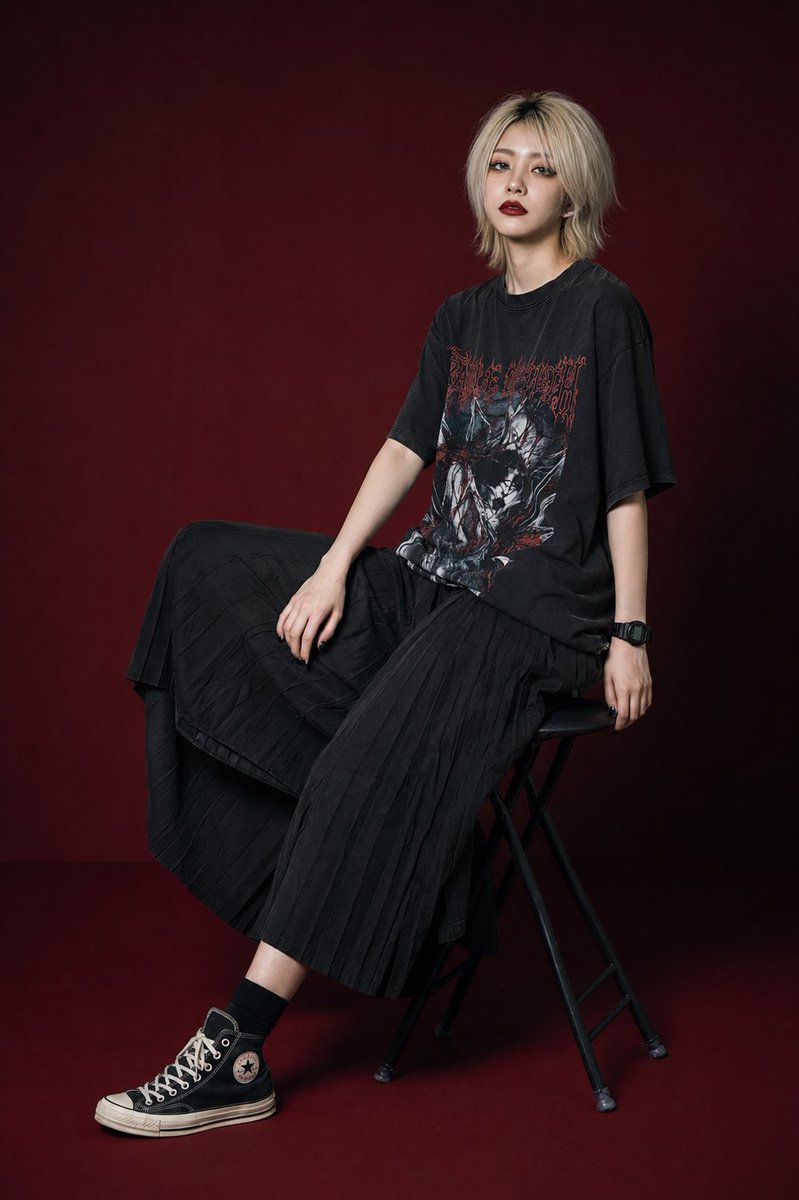 Modern Gothic High-Fashion Portrait preview image