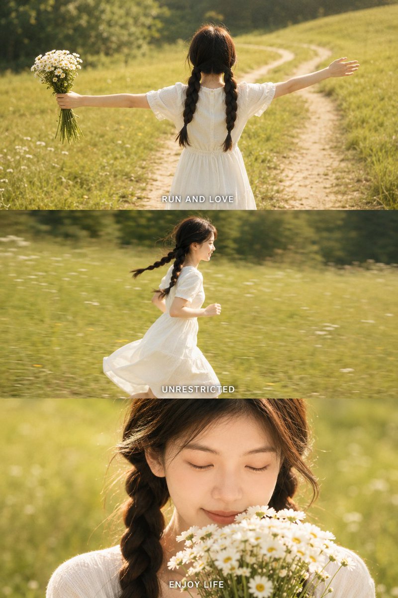 Cinematic Summer Film Collage preview image