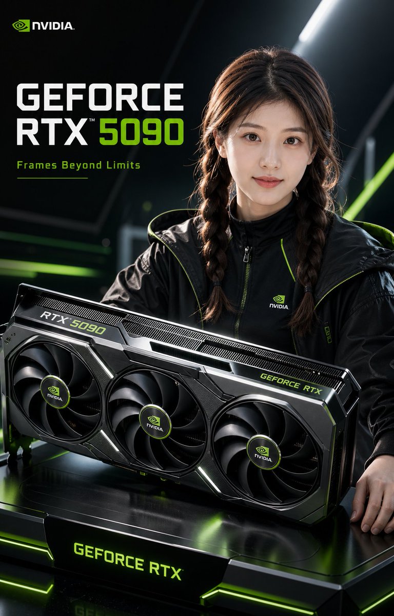 NVIDIA RTX 5090 Ad Poster preview image