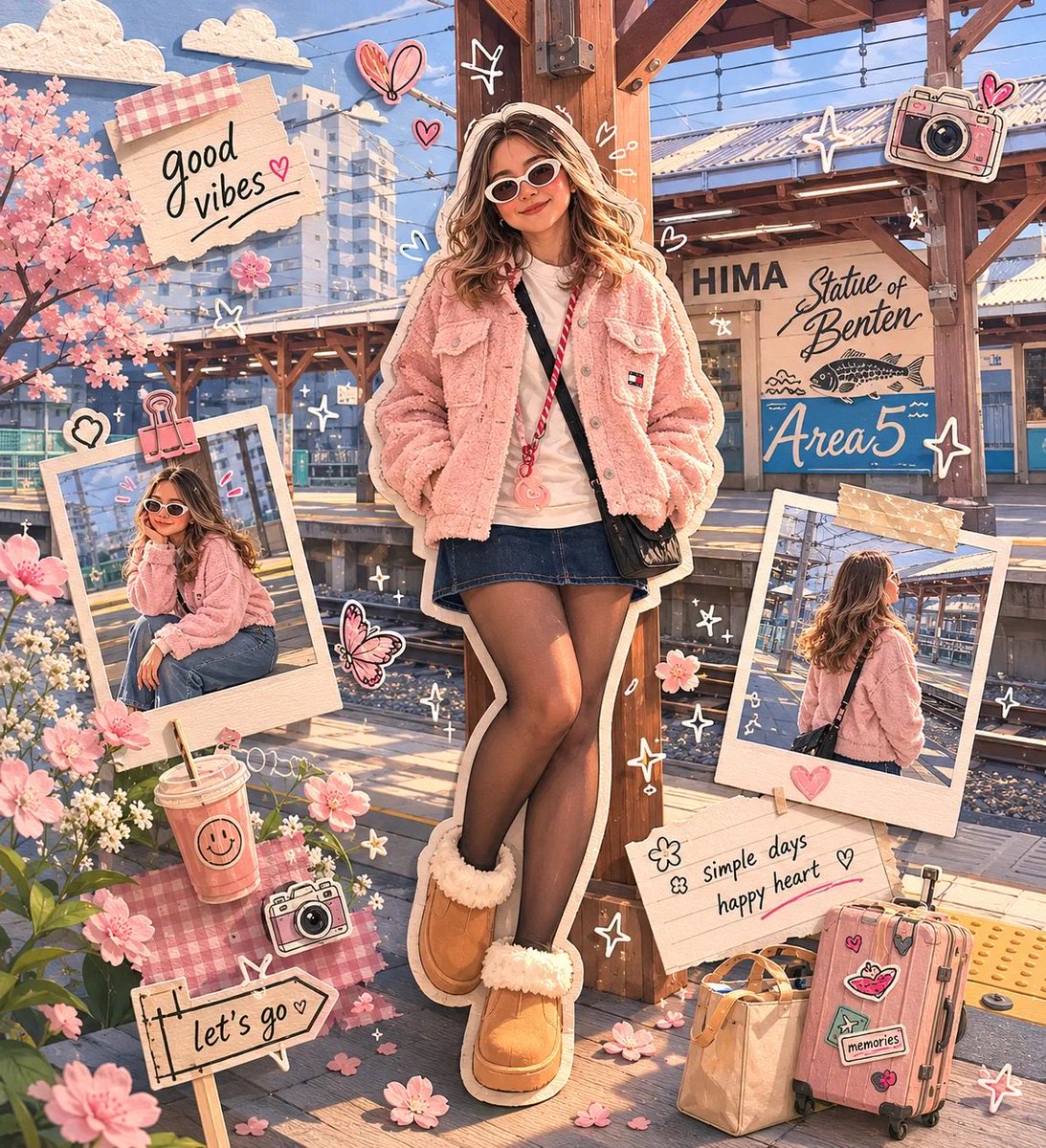 Kawaii Scrapbook and Paper-cut Diorama preview image