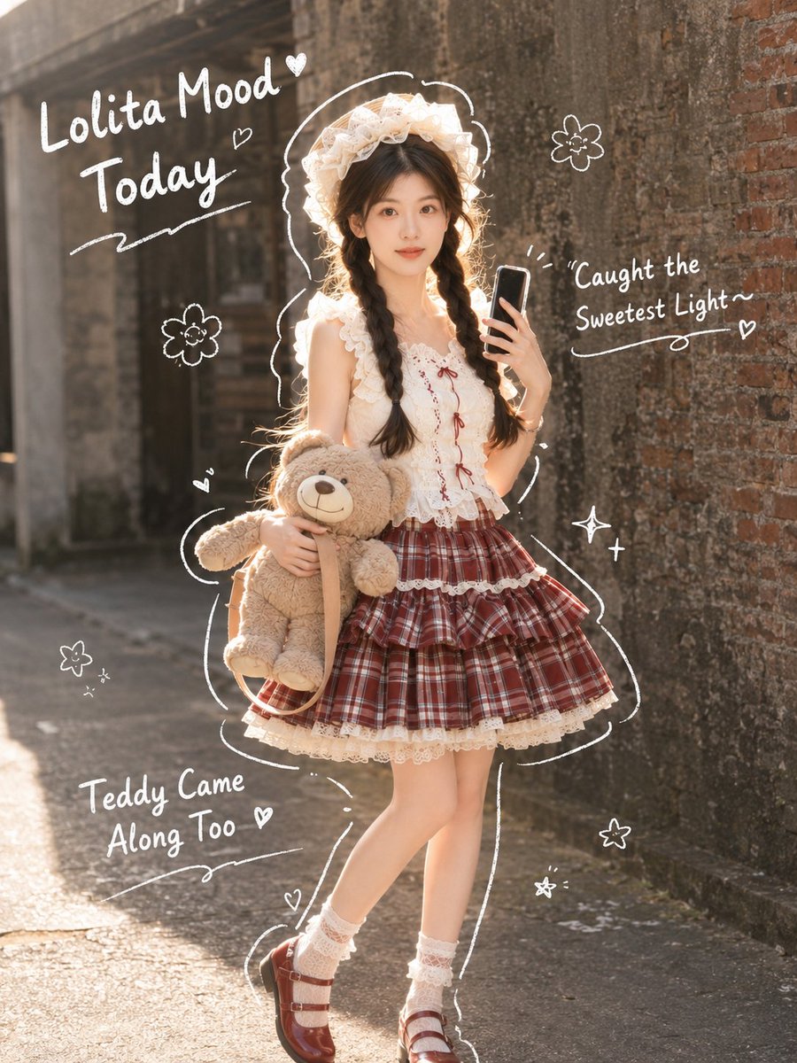 Japanese Lolita Street Style Selfie preview image