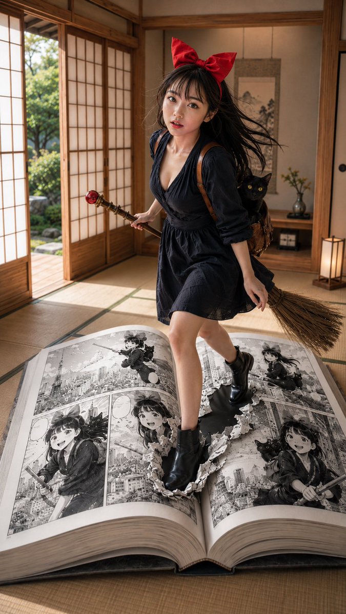 Witch in Japanese Washitsu Portal preview image