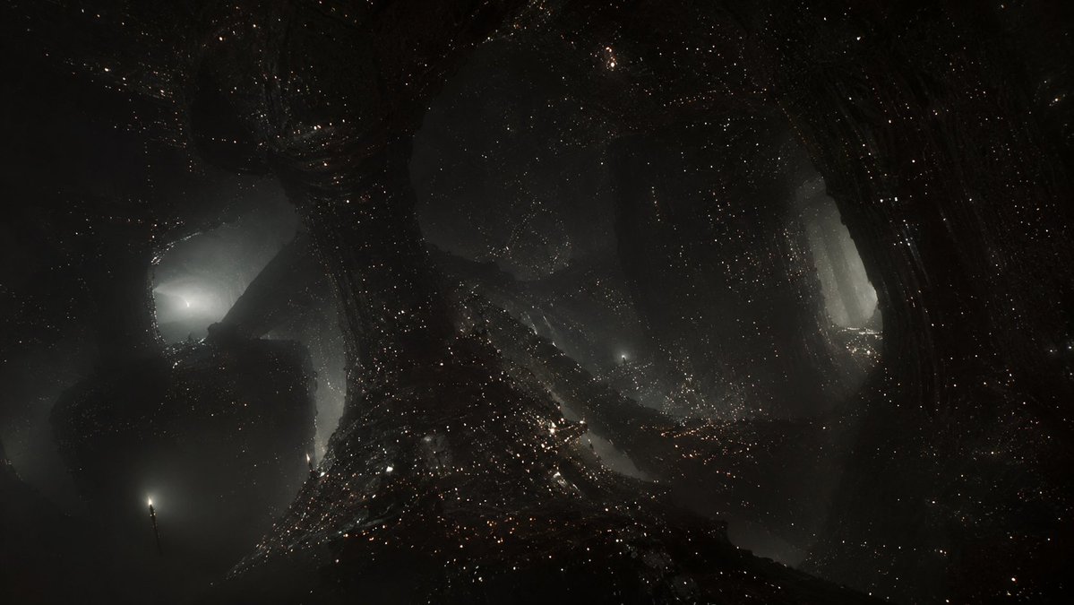 Dark Alien Megastructure Cavern preview image