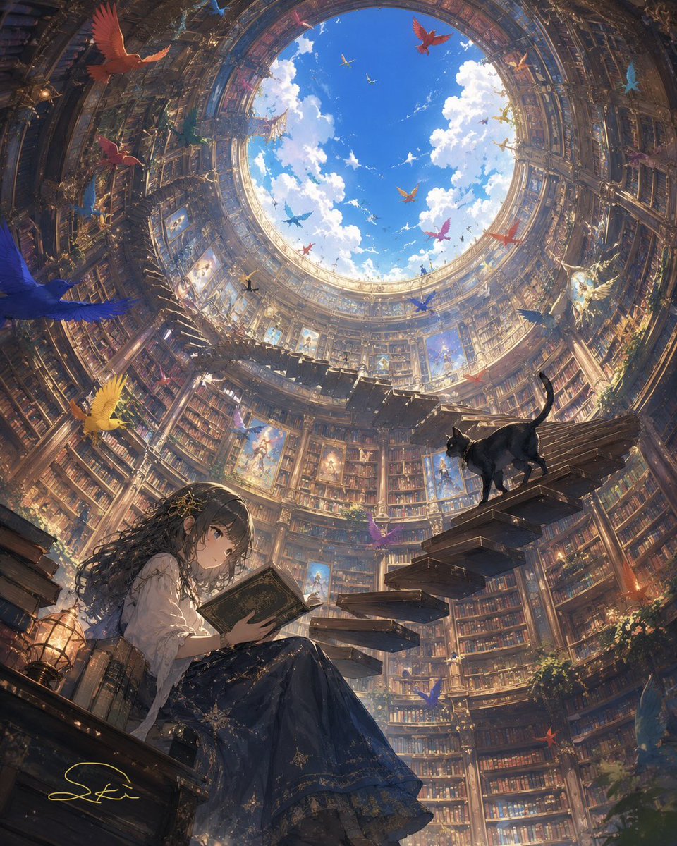 Cylindrical Fantasy Library preview image