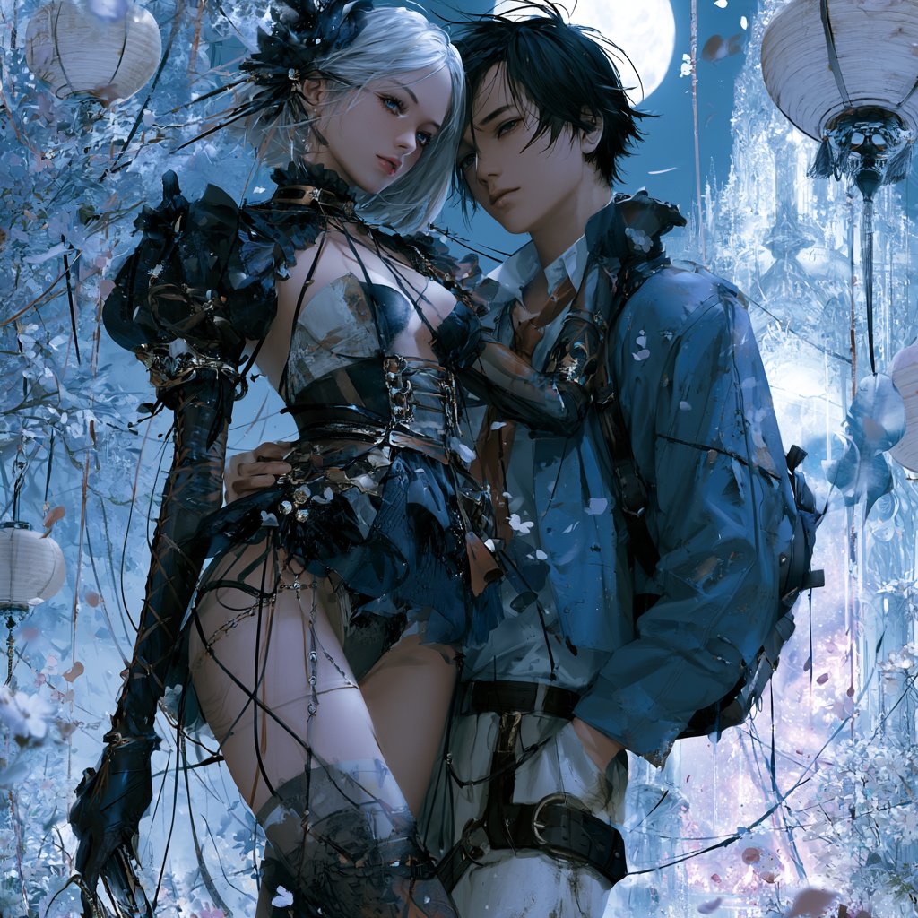 Moonlit Isekai Couple Cover preview image