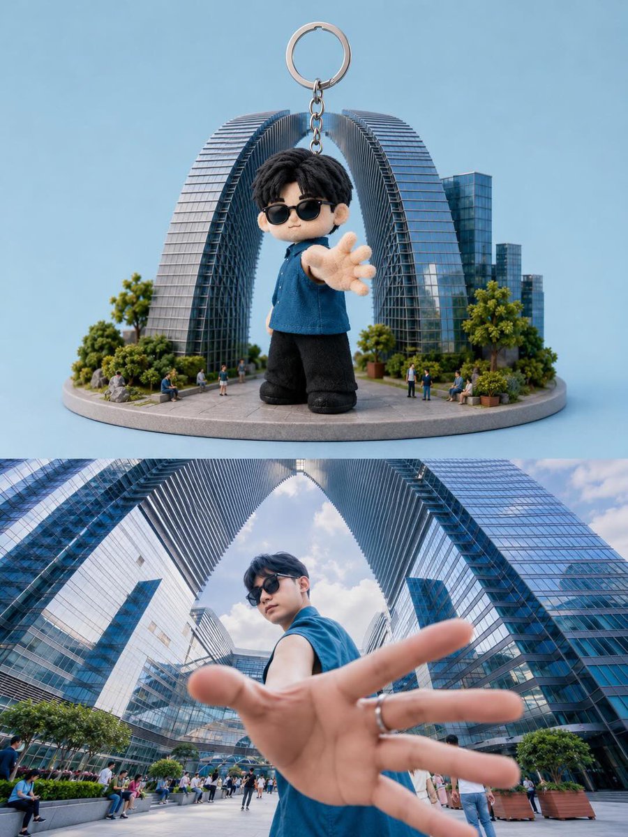 Toy Keychain vs Real Life Comparison preview image