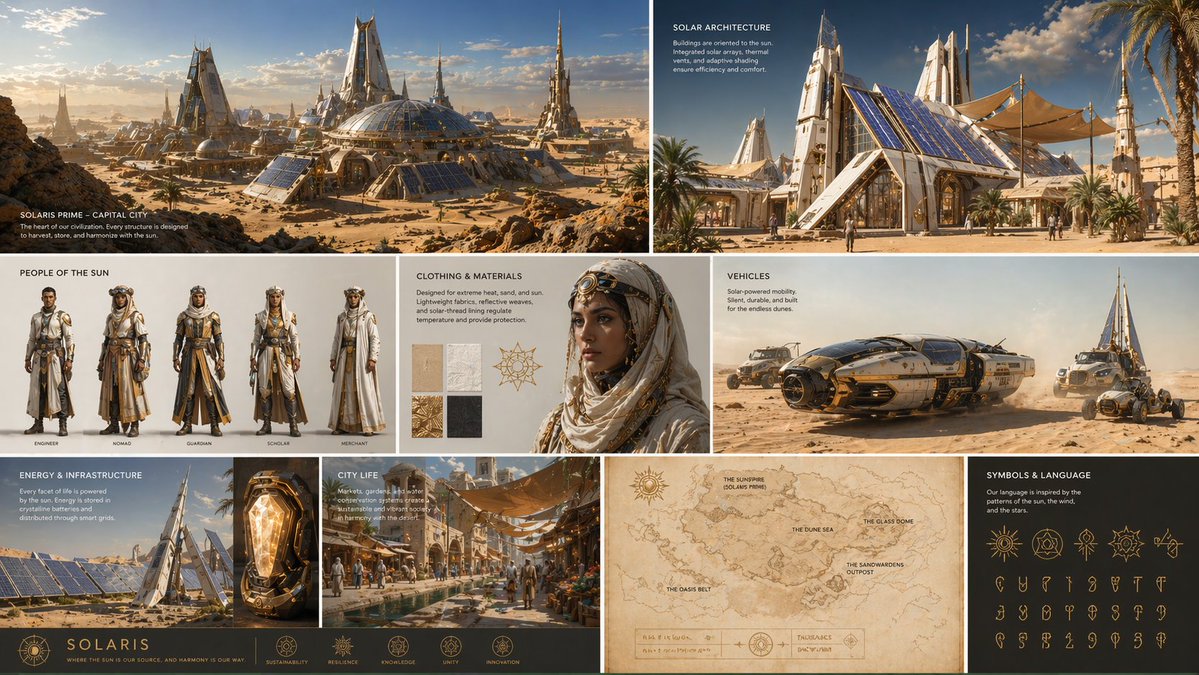 Futuristic Worldbuilding Concept Kit preview image