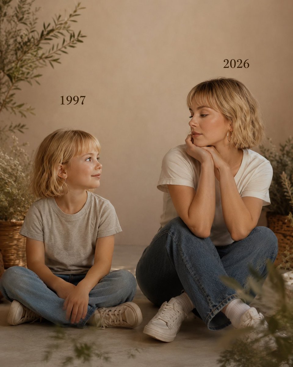 Past vs Present Portrait preview image