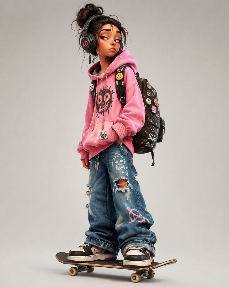 3D Urban Skater Character preview image