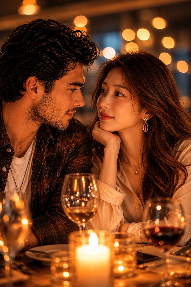 Romantic Candlelit Couple Dinner preview image