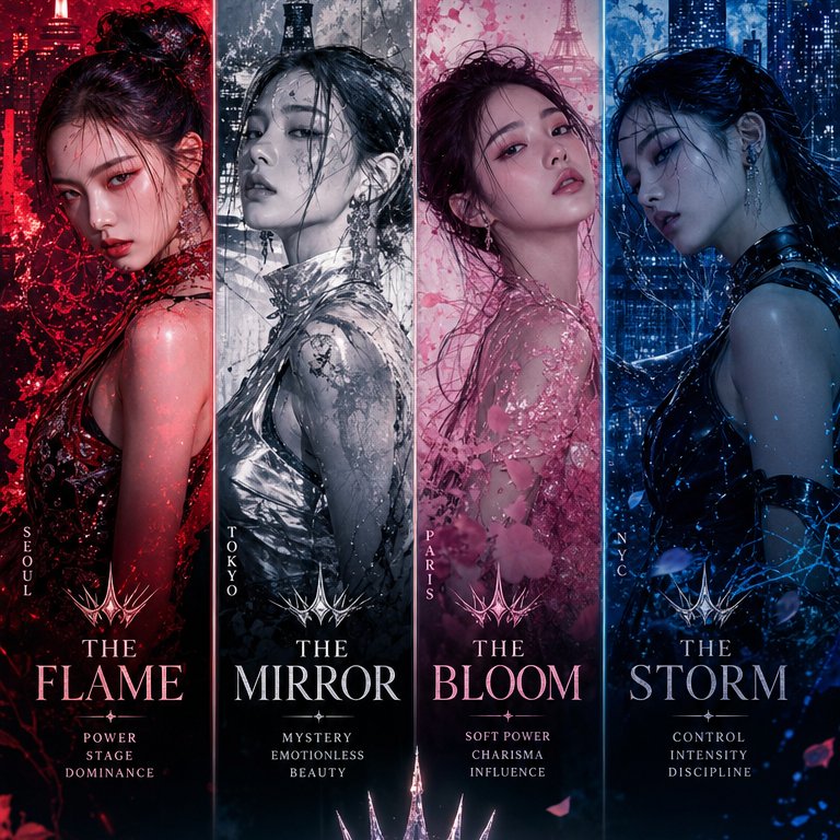 K-Pop Girl Group Comeback Concept preview image