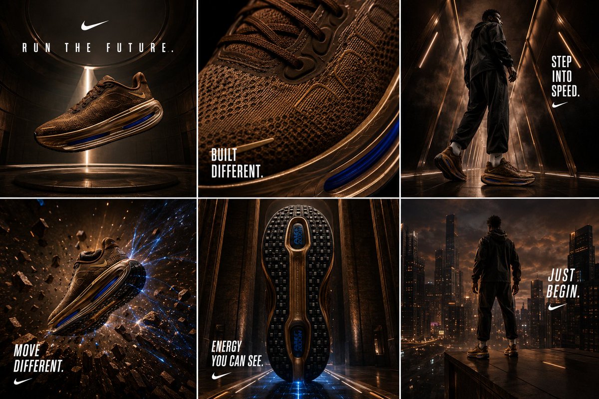 Nike Vomero Future Campaign Master Prompt preview image