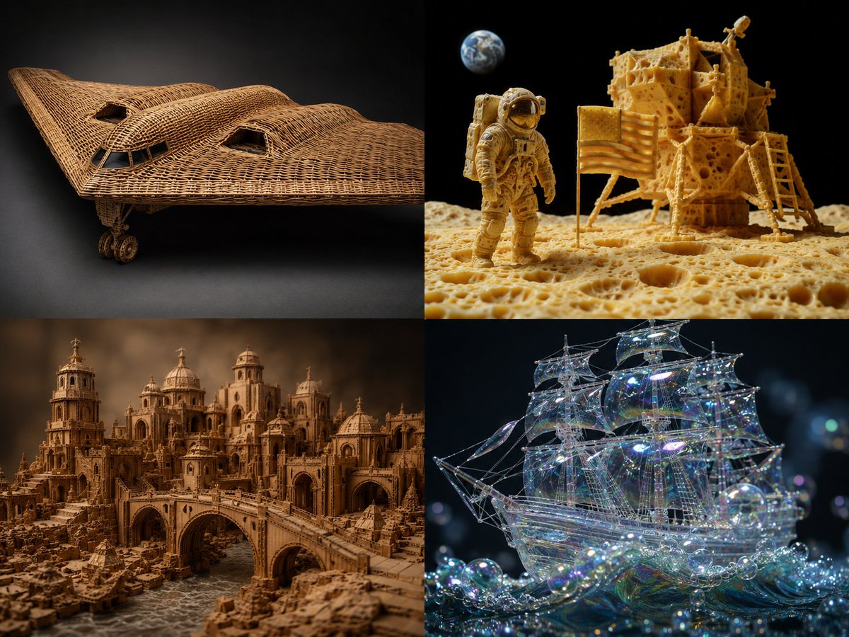Material Transformation Physics Prompt preview image
