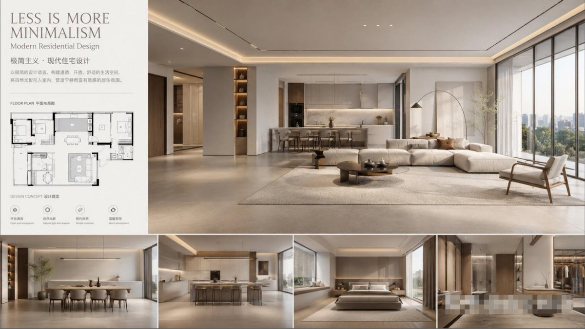 Modern Minimalist Interior Design Showcase preview image