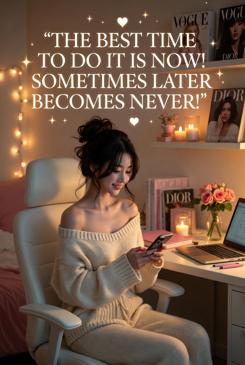 Feminine Home Office Lifestyle Portrait preview image