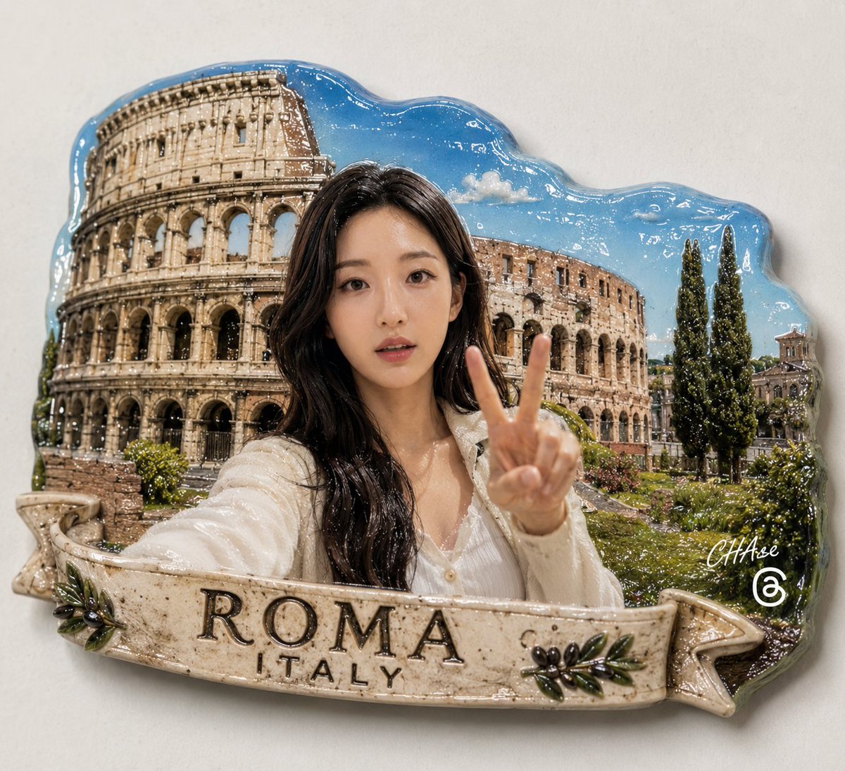 Landmark Souvenir Magnet Design preview image