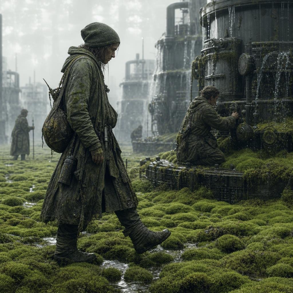 Moss-Covered Industrial Survivors preview image