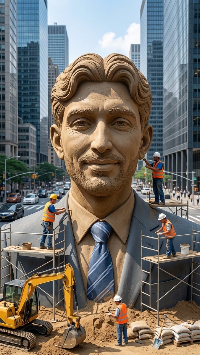 Censored Sand Businessman Statue preview image