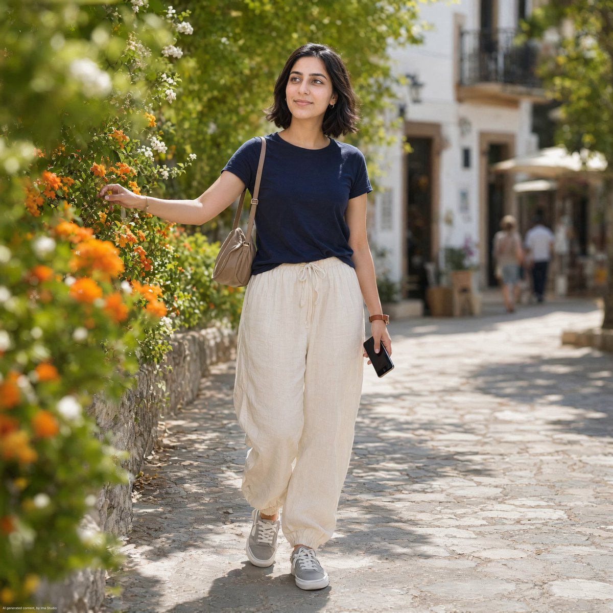 Mediterranean Village Street Portrait preview image