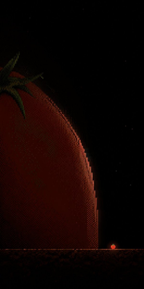 Tiny Tomato in Dark Pixel Void preview image