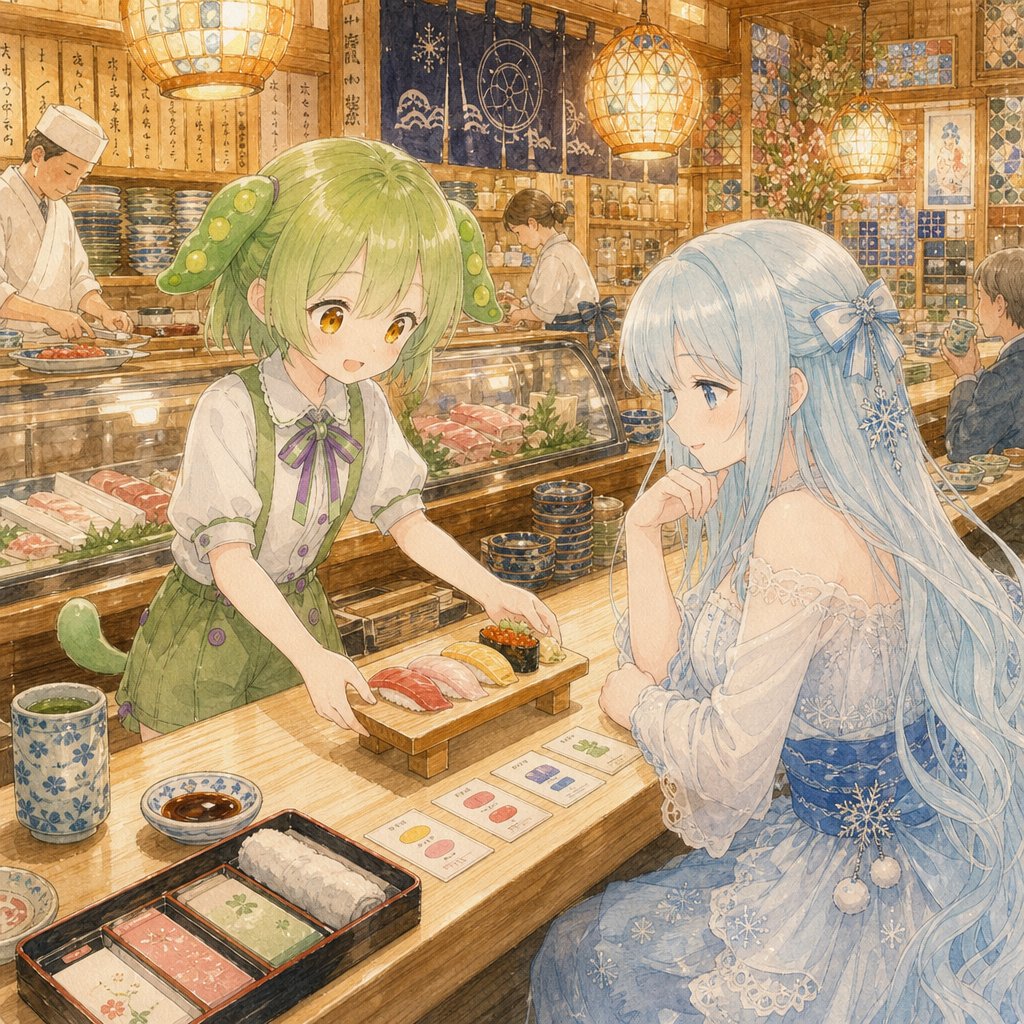Anime Sushi Bar Transformation preview image