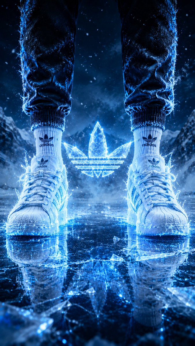 Hyper-Realistic Fire Sneaker Advertisement preview image