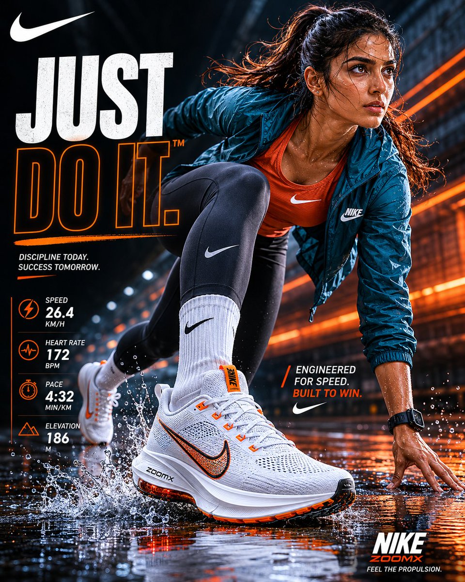Nike Sportswear Editorial Advertisement preview image