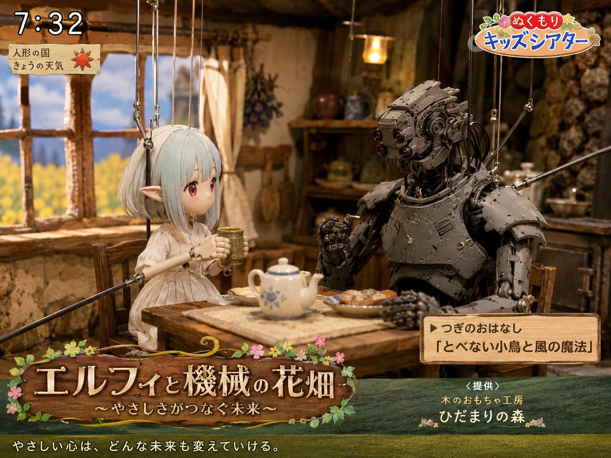 Elf and Robot Puppet Theater Still preview image