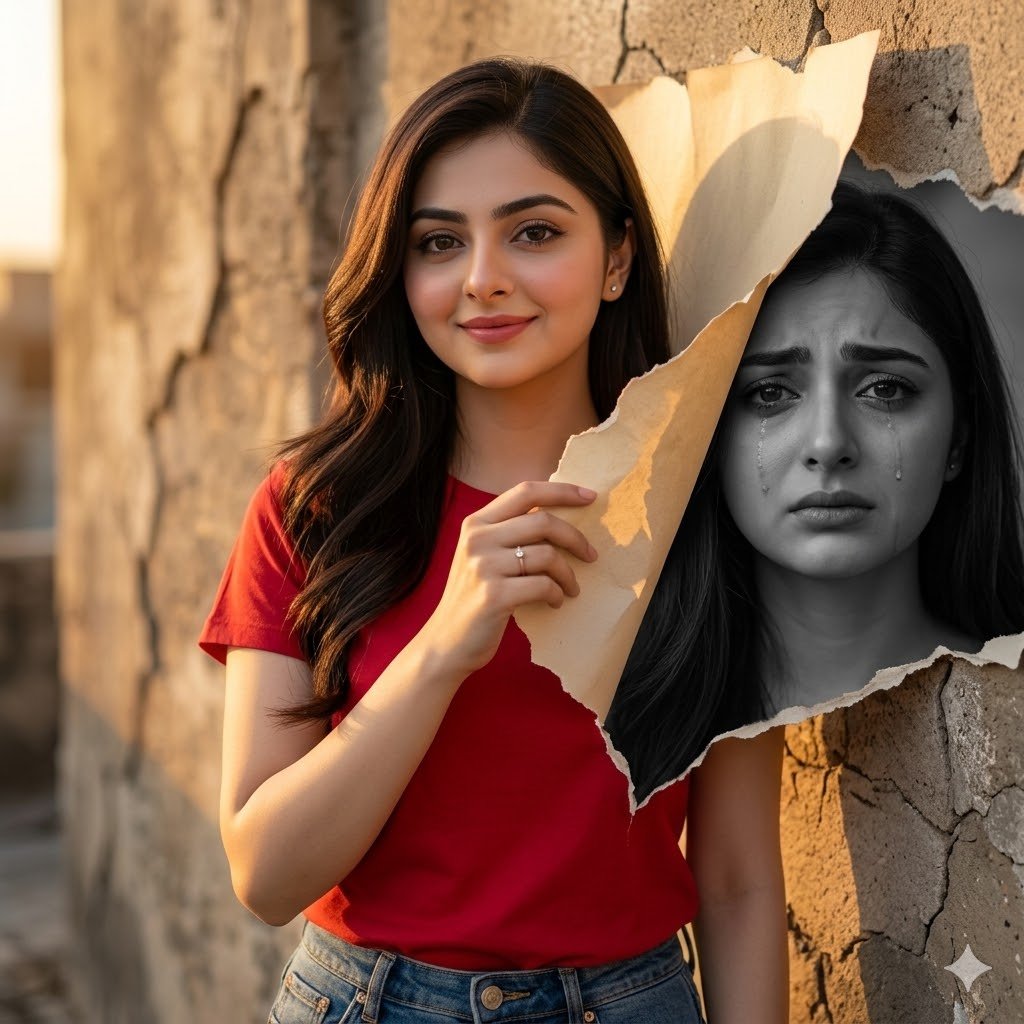 Dual-Mood Sunset Portrait preview image