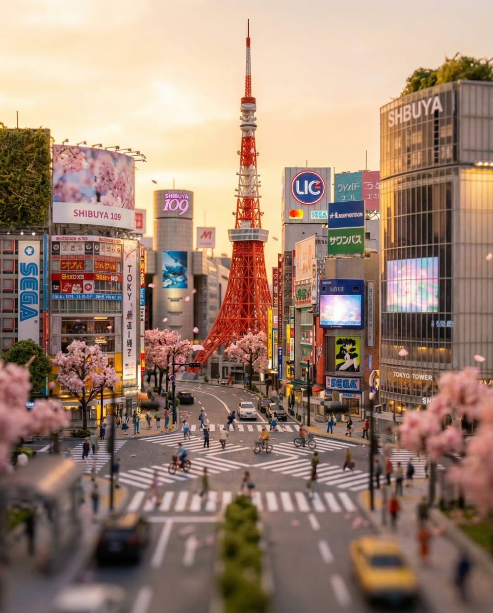 Tokyo Tilt-Shift Miniature Diorama preview image