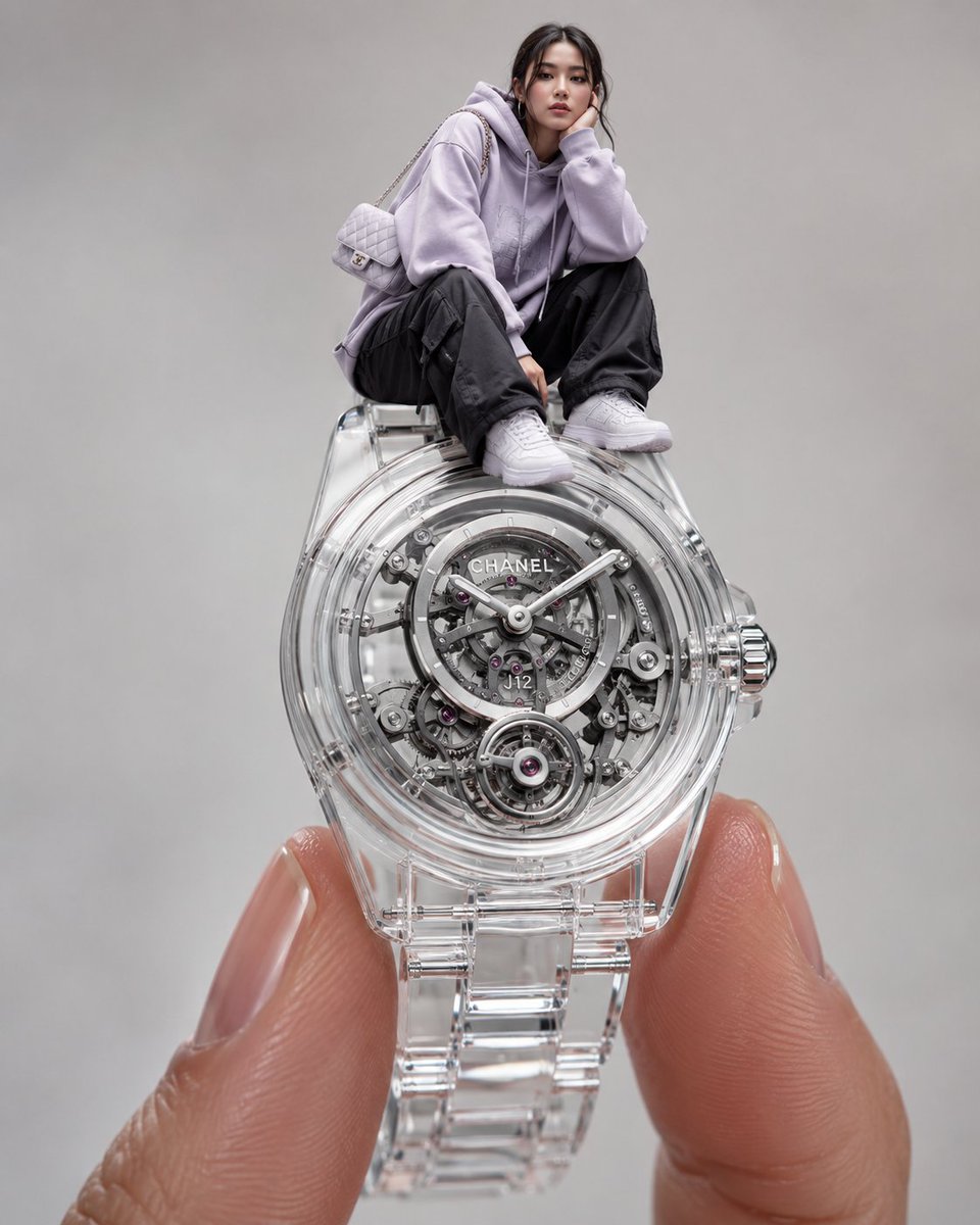 Surreal Luxury Wristwatch Fashion Campaign preview image