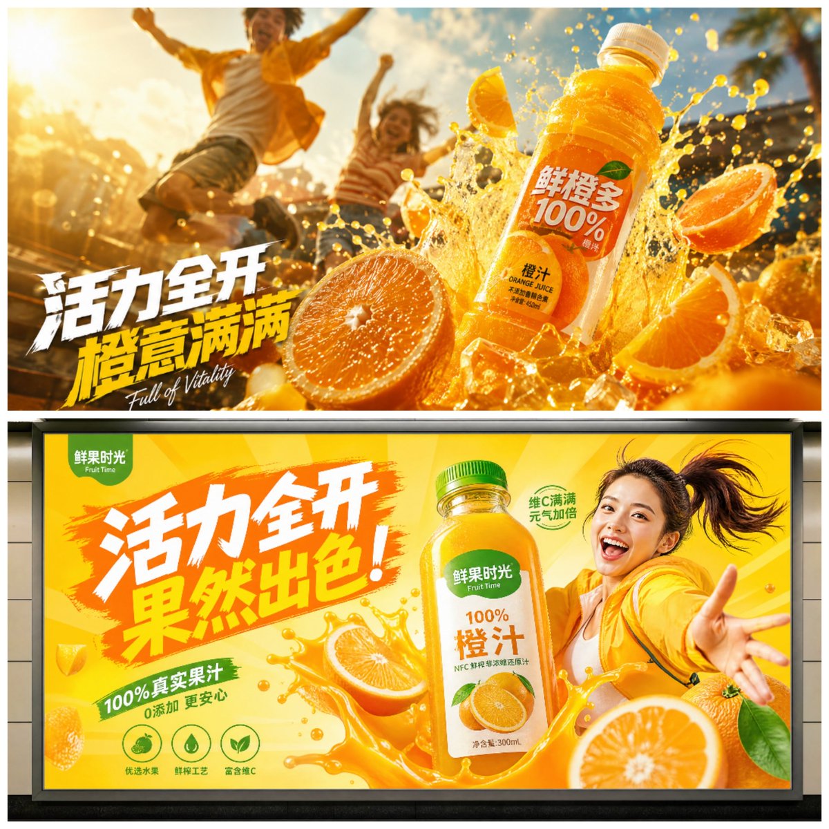 Cinematic Juice Drink Ad Style preview image