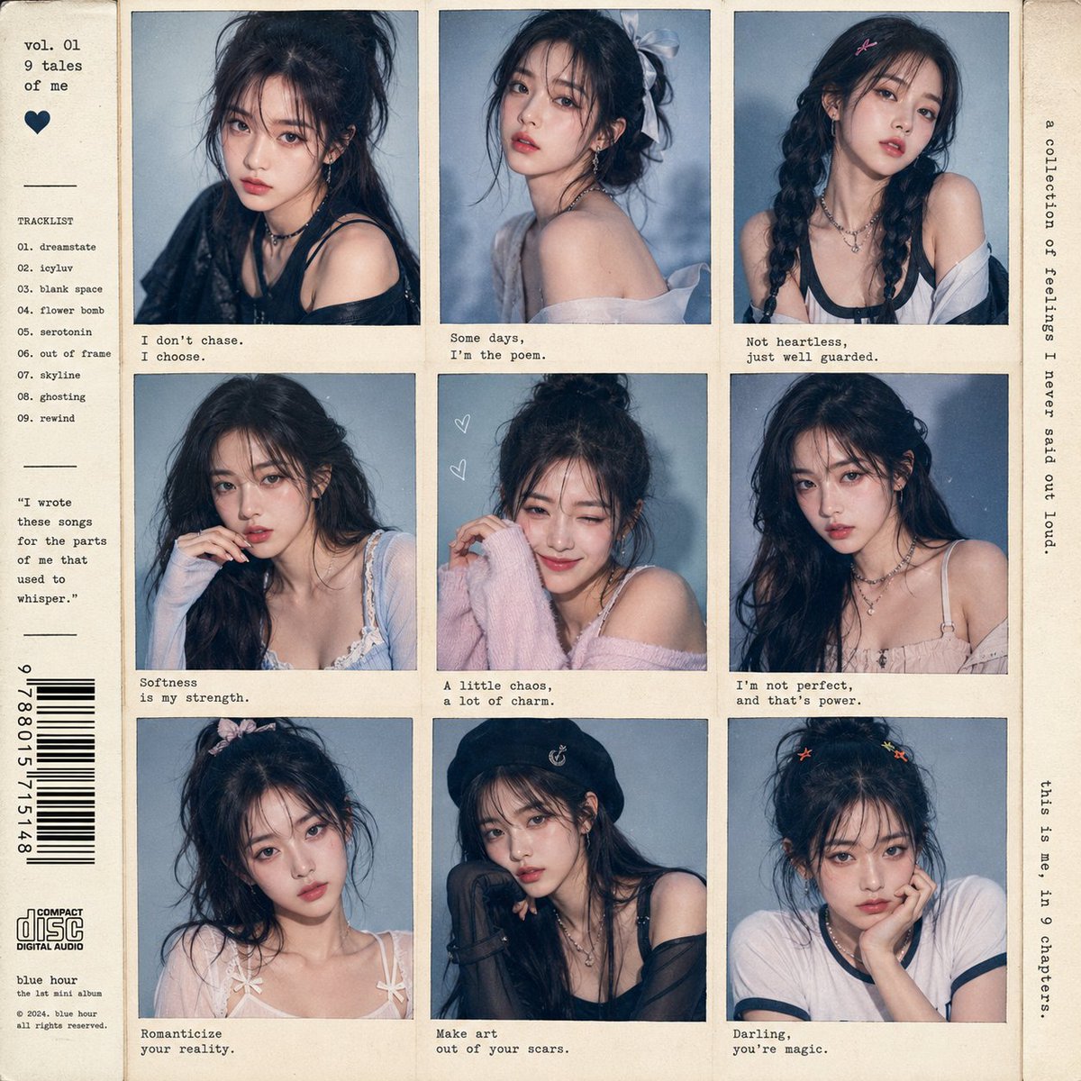 K-pop Idol Polaroid Collage preview image