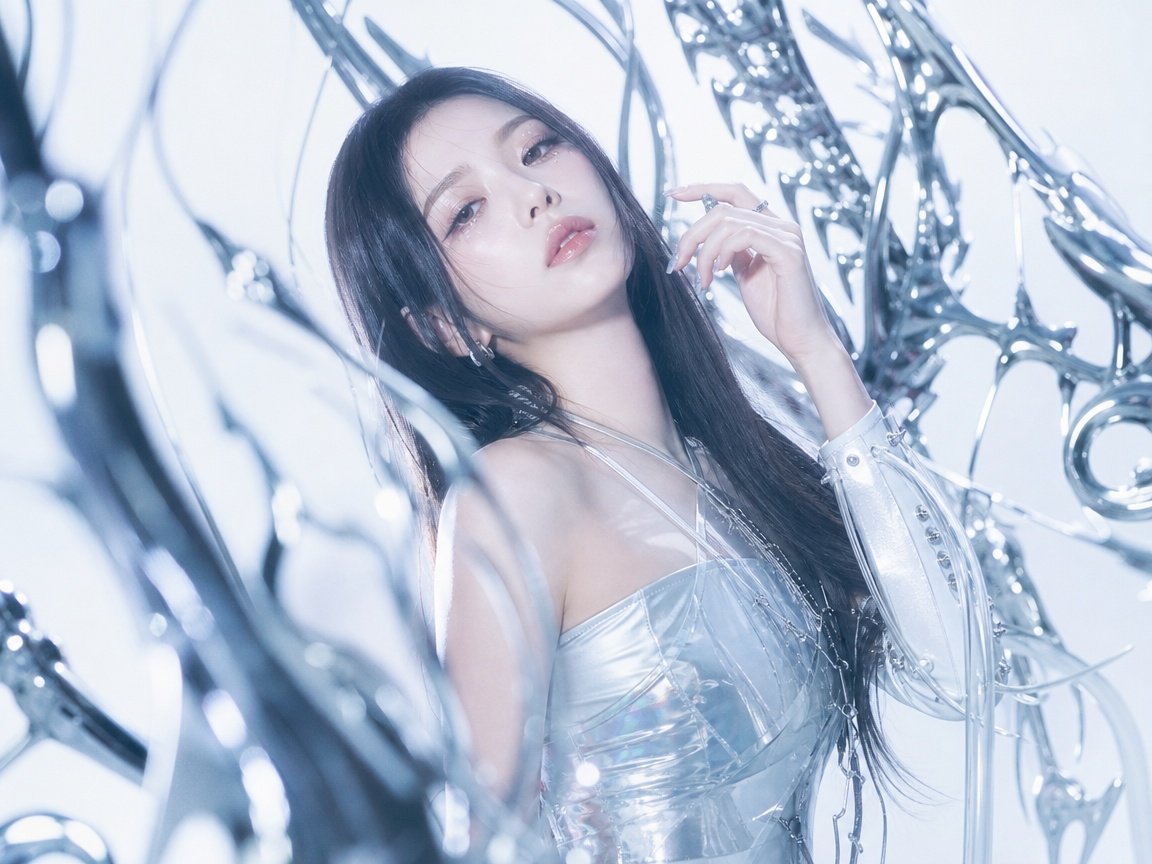 Chrome Futuristic Fashion Portrait preview image